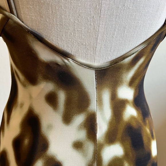 Just Cavalli Animal Print Knee Length Dress - Picture 4 of 5